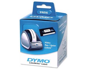 Maranas lente 147*19mm un 78*46mm, 99016 DYMO Video Top/Side Labels